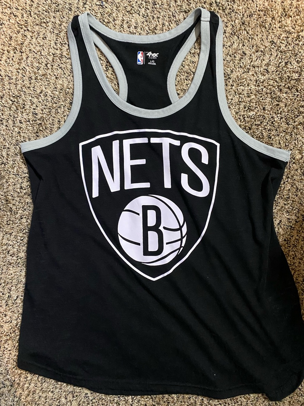 NBA Brooklyn Nets Black Tank Top
